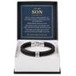 To My Son Personalized Name Bracelet - My Love Goes With You