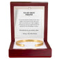 To My Best Friend Cuff Bracelet Gift - Friends Forever