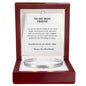 To My Best Friend Cuff Bracelet Gift - Friends Forever
