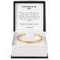I Am Proud of You Cuff Bracelet Recovery and Sobriety Gift