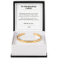 To My Beloved Child Cuff Bracelet Adoption Gift from Mom