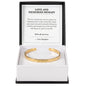 Love and Memories Remain Cuff Bracelet Sympathy Gift