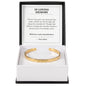 In Loving Memory Cuff Bracelet Remembrance Gift