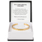 To a Very Special Teacher Cuff Bracelet Appreciation Gift