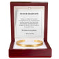 To Our Graduate Cuff Bracelet Graduation Gift from Mom and Dad