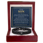 To My Son Personalized Name Bracelet - My Love Goes With You