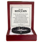 To My Bonus Son Personalized Name Bracelet - The Blessing of Loving You