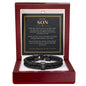 To My Son Personalized Name Bracelet - Loved Through Every Season