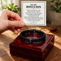 To My Bonus Son Personalized Name Bracelet - Forever Held in My Heart