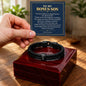 To My Bonus Son Personalized Name Bracelet - Shaped by Love, Not Only Blood