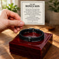 To My Bonus Son Personalized Name Bracelet - Life Gave Me the Gift of You