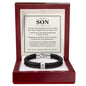 To My Son Personalized Name Bracelet - You Will Always Have My Heart