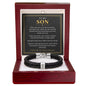 To My Son Personalized Name Bracelet - Forever in Your Corner