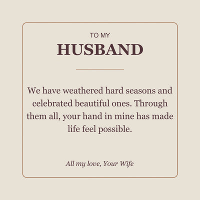 Load image into Gallery viewer, To My Husband, Through Every Season - Personalized Name Bracelet
