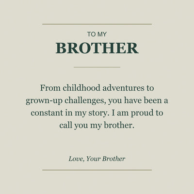 Load image into Gallery viewer, To My Brother, A Constant in My Story - Personalized Name Bracelet

