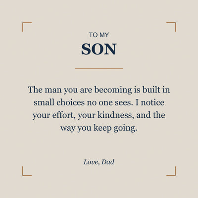 Load image into Gallery viewer, To My Son, The Man You Are Becoming - Personalized Name Bracelet
