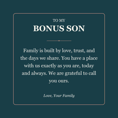 Load image into Gallery viewer, To My Bonus Son, You Belong With Us - Personalized Name Bracelet
