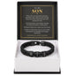 To My Son Personalized Name Bracelet - Forever in Your Corner