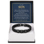 To My Son Personalized Name Bracelet - My Love Goes With You