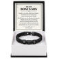 To My Bonus Son Personalized Name Bracelet - The Blessing of Loving You