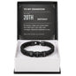 To My Grandson 20th Birthday Men's Personalized Name Bracelet from Grandma