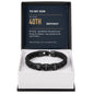 To My Son 40th Birthday Men's Personalized Name Bracelet from Mom