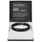 To My Grandson 60th Birthday Men's Personalized Name Bracelet from Grandma