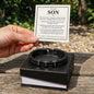 To My Son Personalized Name Bracelet - You Will Always Have My Heart