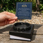 To My Son Personalized Name Bracelet - My Love Goes With You