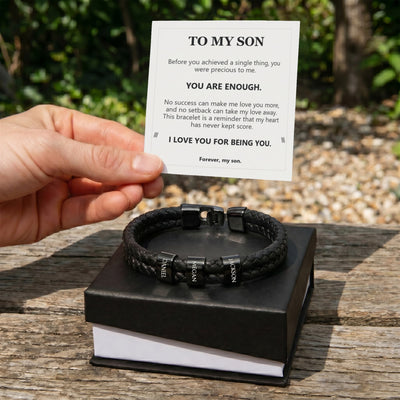 Load image into Gallery viewer, To My Son Bracelet – Loved Without Conditions
