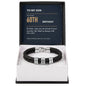 To My Son 60th Birthday Men's Personalized Name Bracelet from Mom