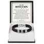 To My Bonus Son Personalized Name Bracelet - The Blessing of Loving You