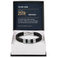 To My Son 25th Birthday Men's Personalized Name Bracelet from Mom