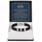 To My Son Personalized Name Bracelet - My Love Goes With You