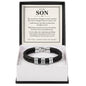 To My Son Personalized Name Bracelet - You Will Always Have My Heart