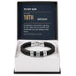 To My Son 18th Birthday Men's Personalized Name Bracelet from Mom