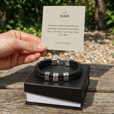 Load image into Gallery viewer, To My Dad, I See Your Love Now - Personalized Name Bracelet
