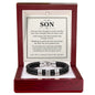 To My Son Personalized Name Bracelet - You Will Always Have My Heart