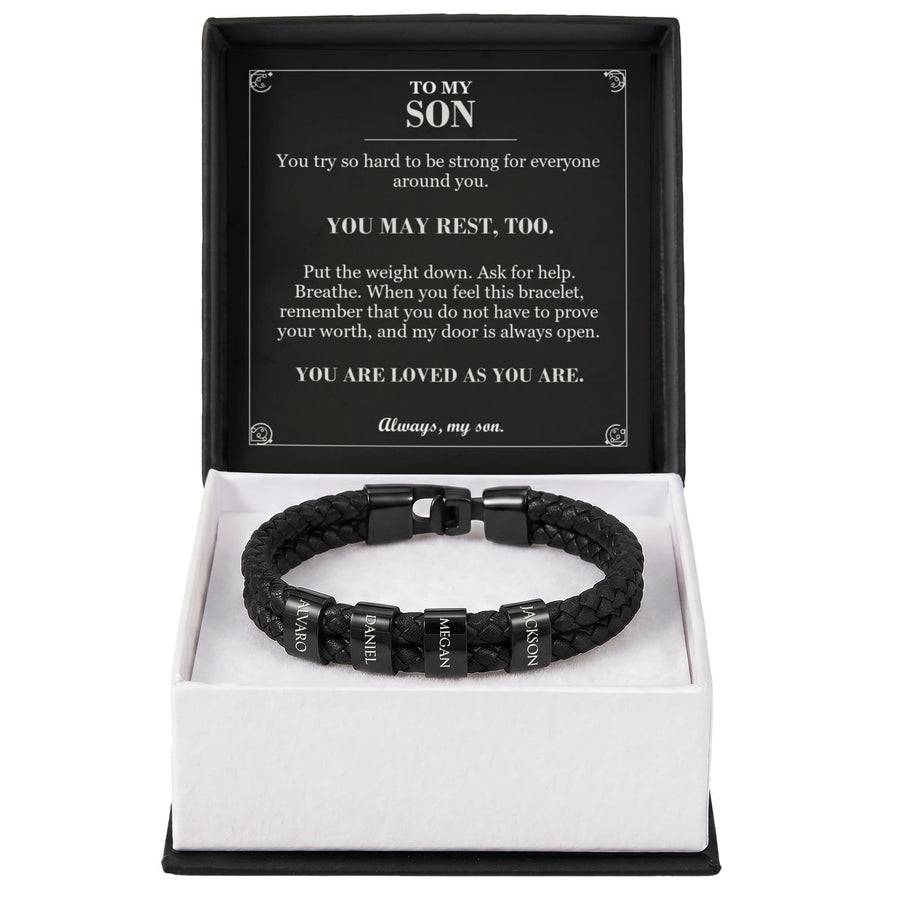 To My Son Bracelet – You Deserve to Rest