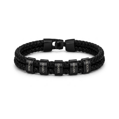 Load image into Gallery viewer, To My Bonus Son Personalized Name Bracelet - Forever Held in My Heart
