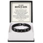 To My Bonus Son Personalized Name Bracelet - Forever Held in My Heart