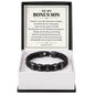 To My Bonus Son Personalized Name Bracelet - The Blessing of Loving You