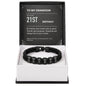 To My Grandson 21st Birthday Men's Personalized Name Bracelet from Grandma