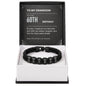 To My Grandson 60th Birthday Men's Personalized Name Bracelet from Grandma