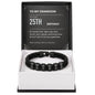 To My Grandson 25th Birthday Men's Personalized Name Bracelet from Grandma