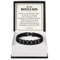To My Bonus Son Personalized Name Bracelet - The Blessing of Loving You