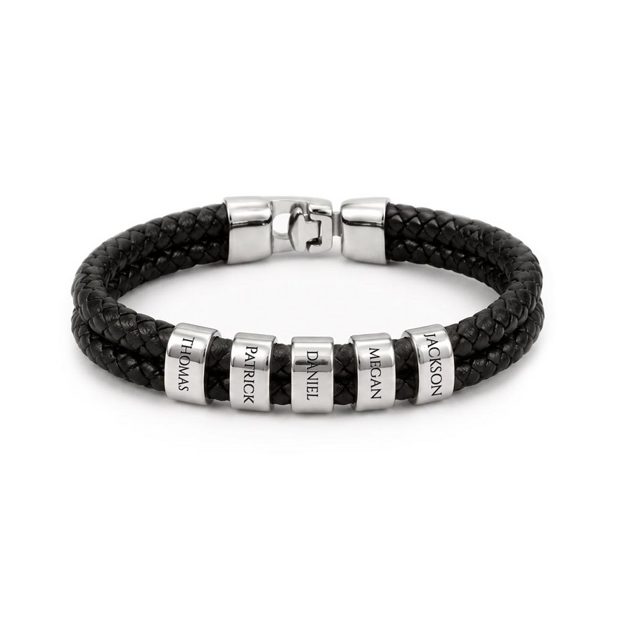 To My Bonus Son Personalized Name Bracelet - Forever Held in My Heart