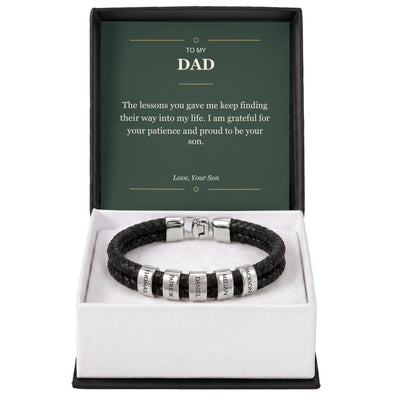 Load image into Gallery viewer, To My Dad, Proud to Be Your Son - Personalized Name Bracelet
