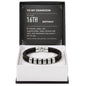 To My Grandson 16th Birthday Men's Personalized Name Bracelet from Grandma