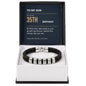 To My Son 35th Birthday Men's Personalized Name Bracelet from Mom